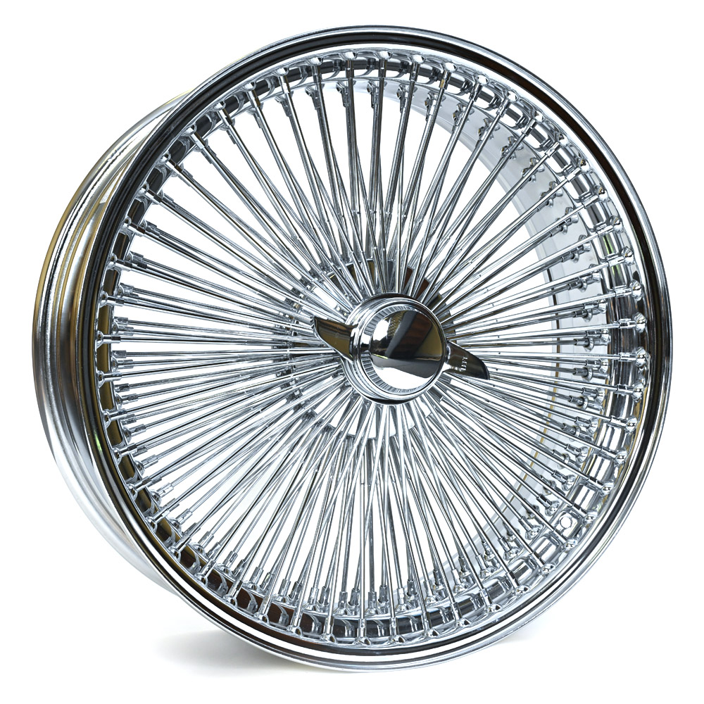 22X8 FWD 150 Spoke All Chrome Wire Wheels – Set of 4 - Ninja Tire